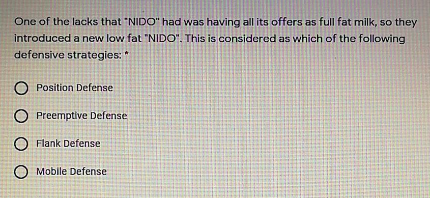 One of the lacks that "NIDO" had was having all