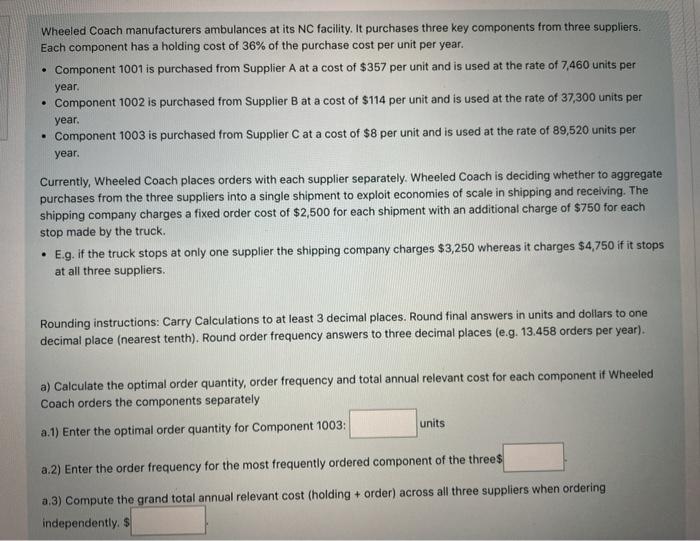 . Wheeled Coach manufacturers ambulances at its