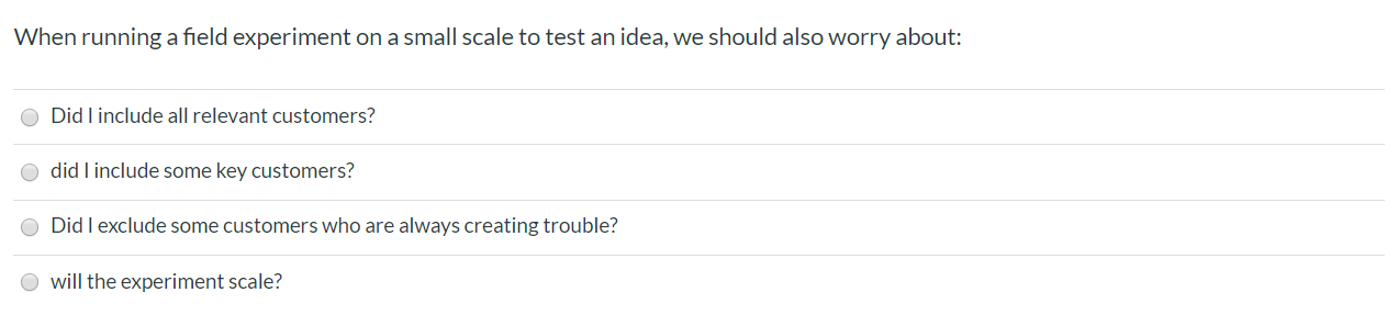 Companies that compete on analytics should choose