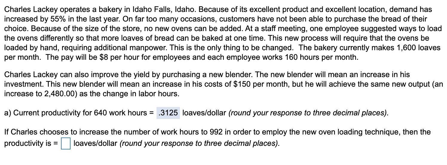 the answer is not 1600 / (8*992) Charles Lackey