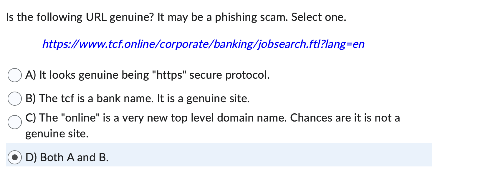 Is the following URL genuine? It may be a