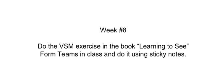 intro to lean concepts create value stream map
