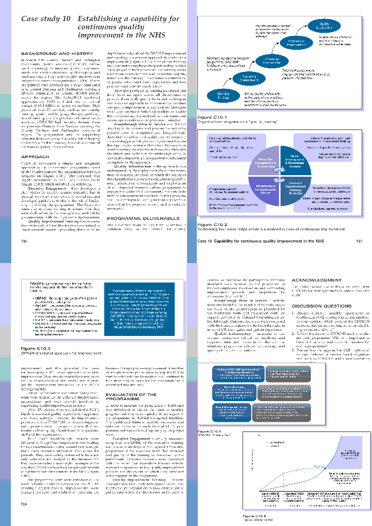 Case study 10 Establishing a capability for
