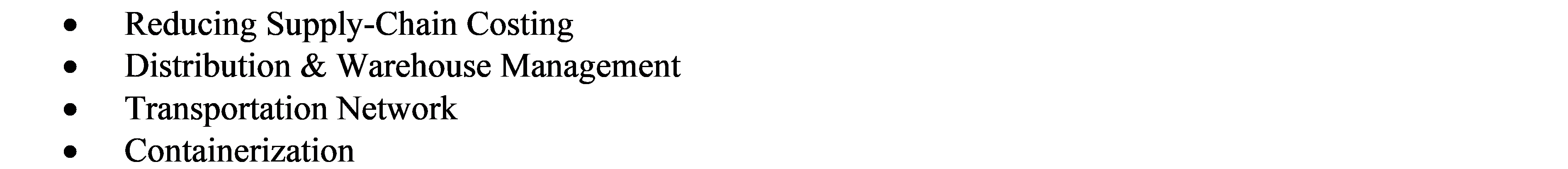 Reducing Supply-Chain Costing Distribution &