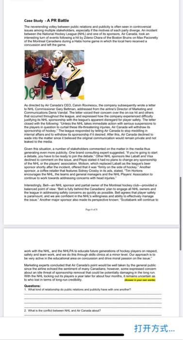 Case study - A PR Battle The neverending volley