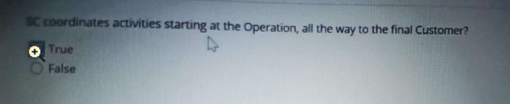 SC coordinates activities starting at the