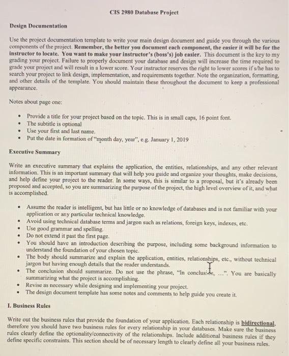 Below is the original assignment directions: