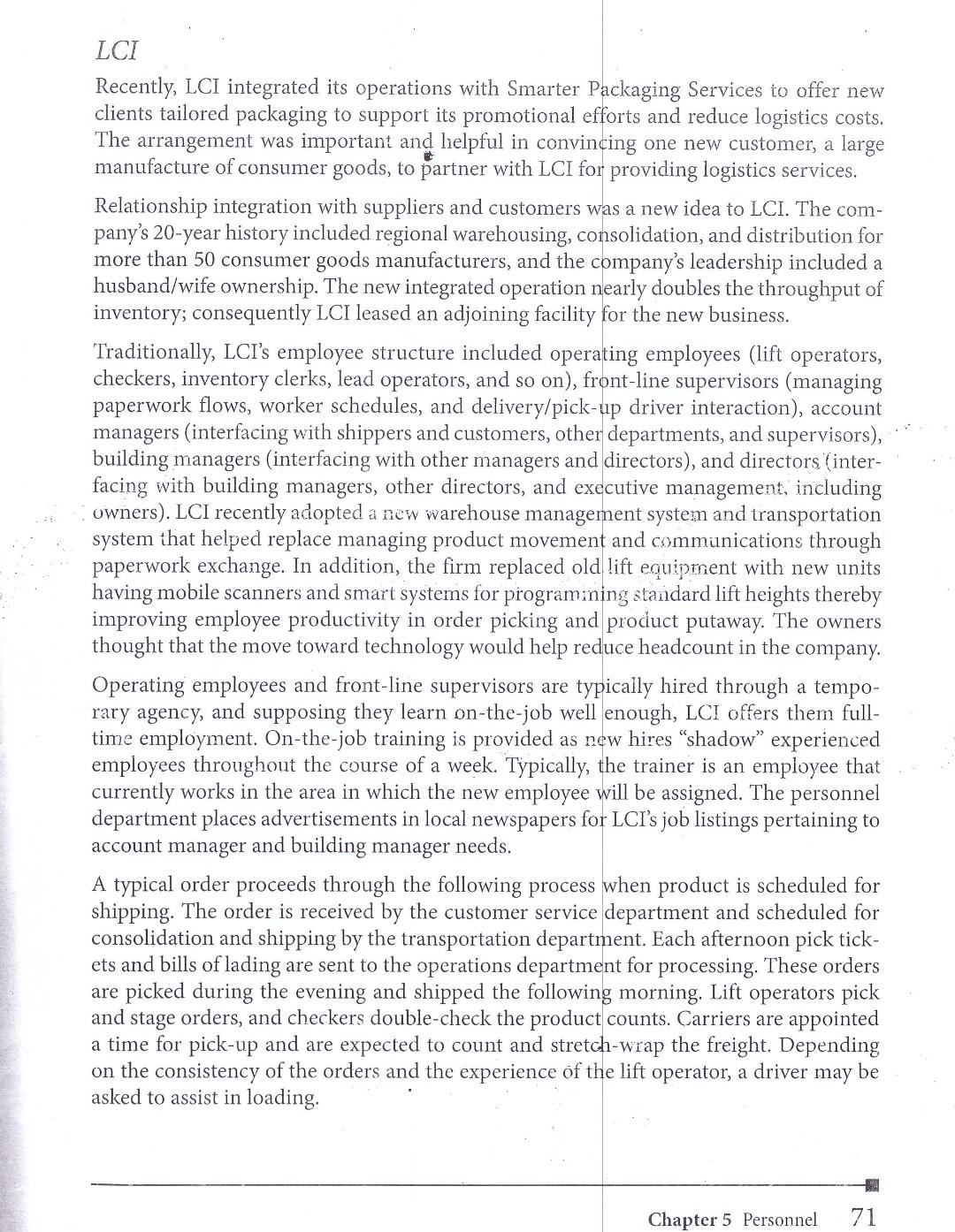 In this case study I need to answer 6 th question