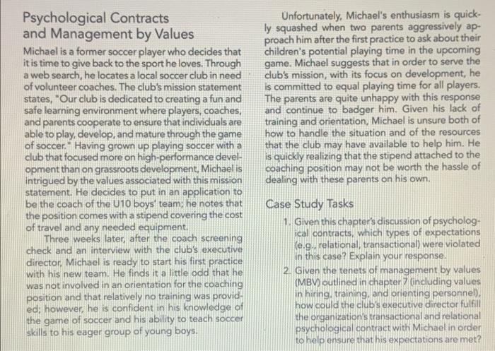 1. Given this chapter's discussion of