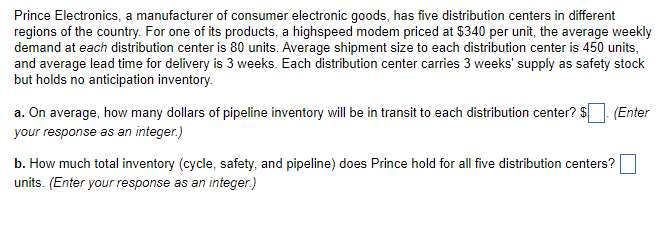 Prince Electronics, a manufacturer of consumer