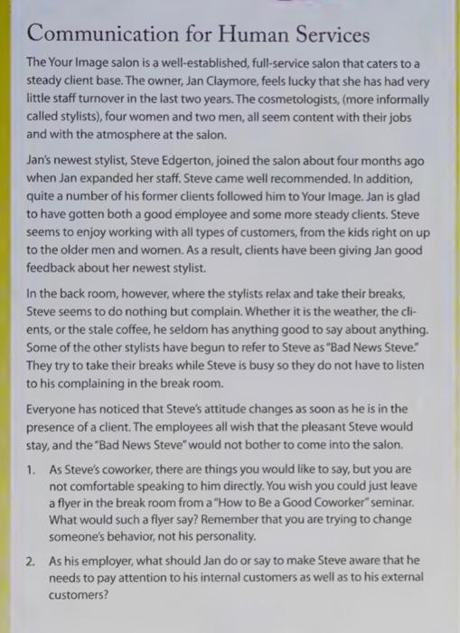 please answer questions from case study below