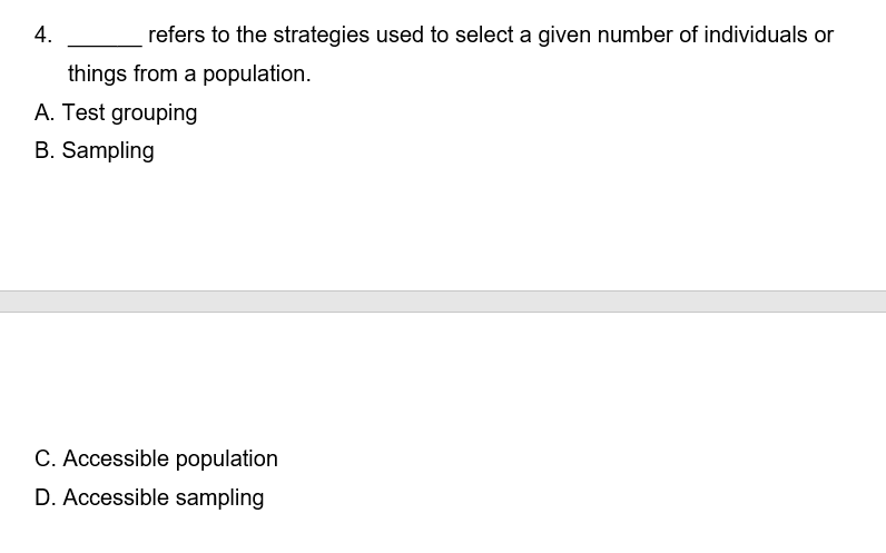 1. How can sampling error be reduced? A. Revising