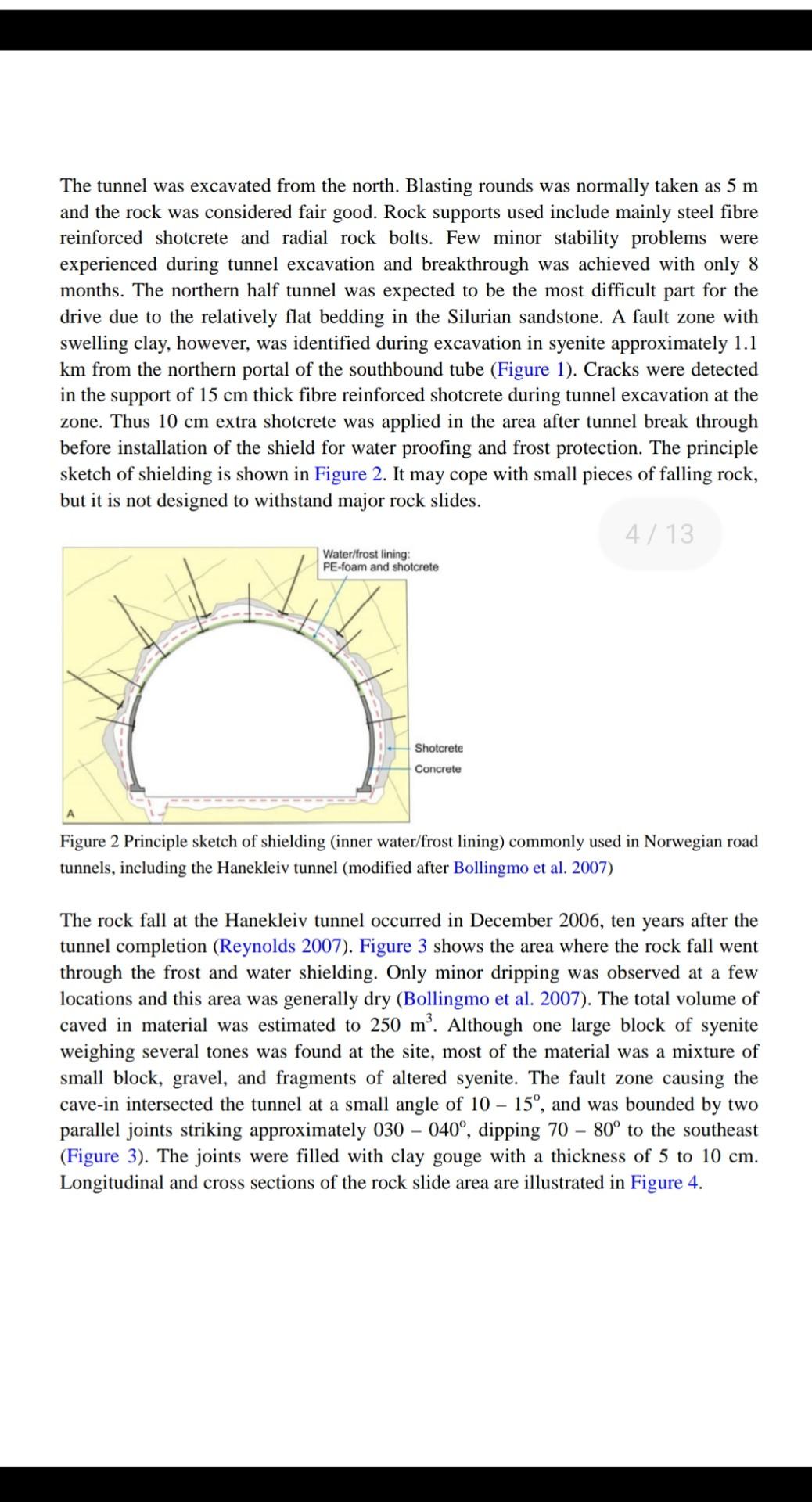 A CASE STUDY OF TUNNEL INSTABILITY IN WEAKNESS
