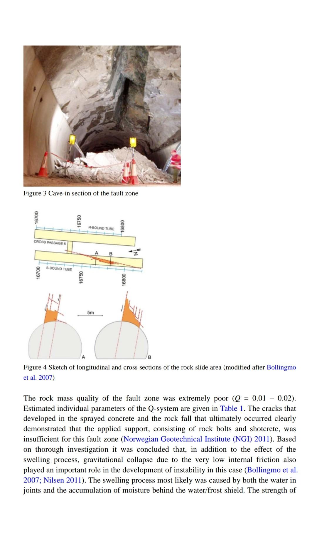 A CASE STUDY OF TUNNEL INSTABILITY IN WEAKNESS
