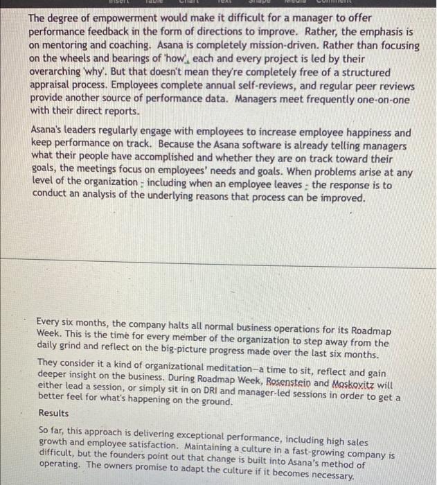 Read the case below and answer the questions.