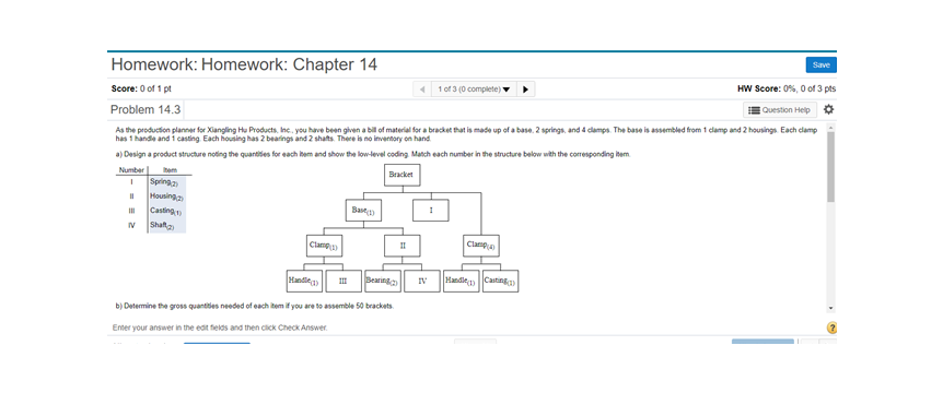 Looking for help on part "C" below Homework: