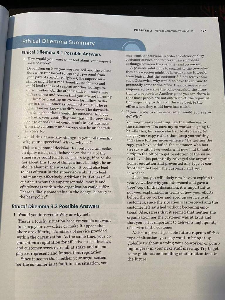 b) Describe your strongest ethical qualities to a