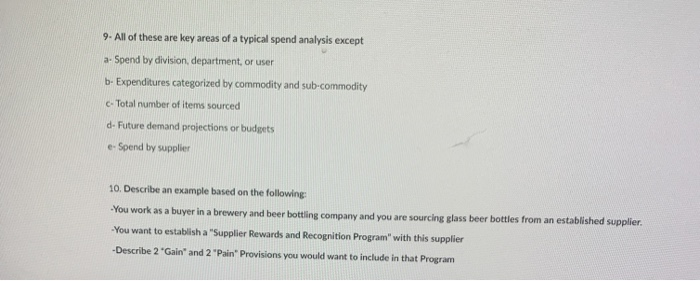 there is no more infirmation please answer it 9.