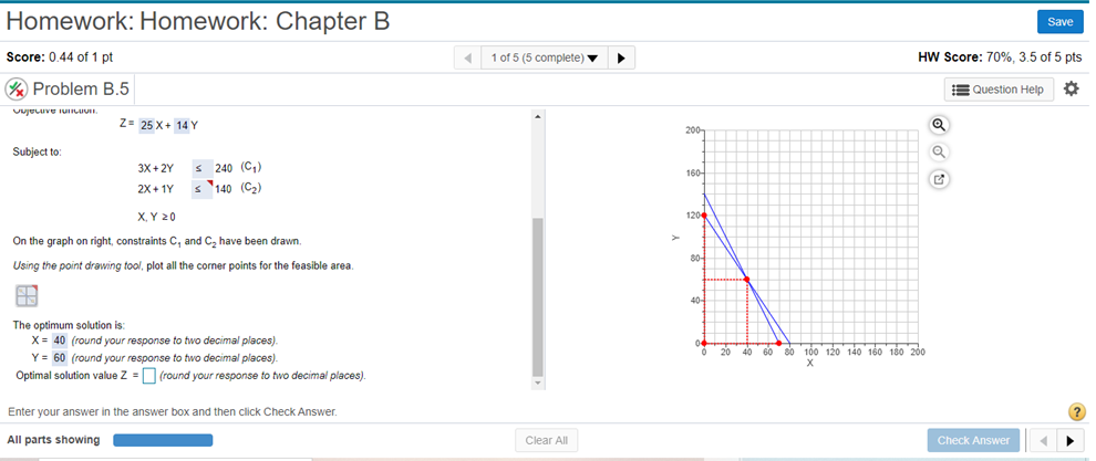 Homework: Homework: Chapter B Save Score: 0.44 of