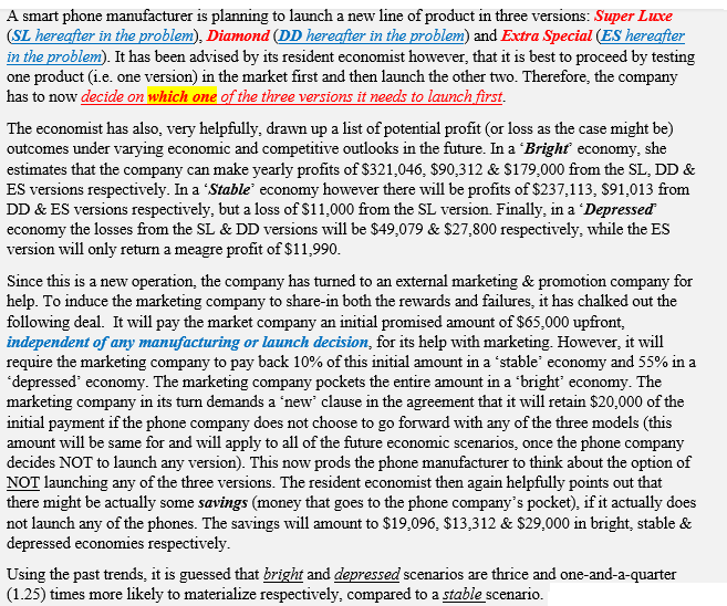 A smart phone manufacturer is planning to launch