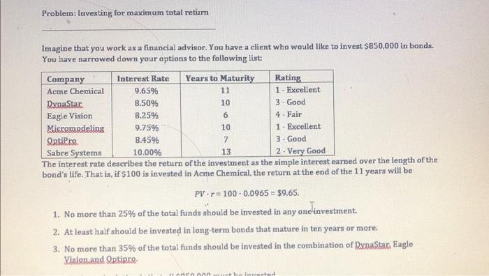 6. [6 points] State the optimal solution and