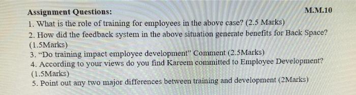 Read the case given and answer the questions: