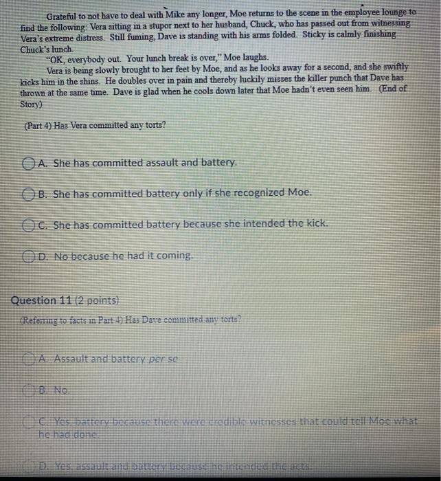 Grateful to not have to deal with Mike any