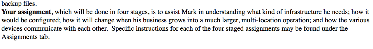 Mark has reviewed what you provided to him in