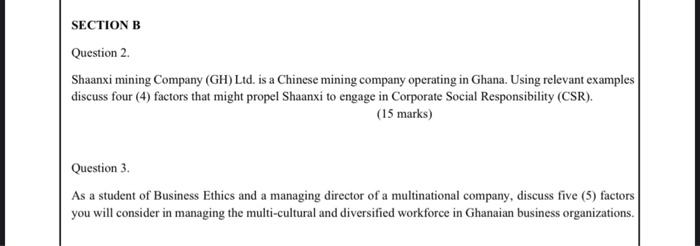 its a Business administration course please i