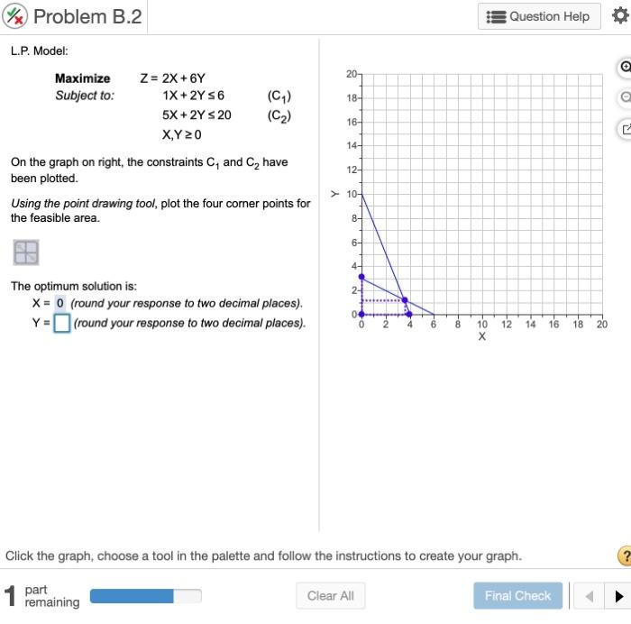 Need help with Y and Finding the Optimal Solution