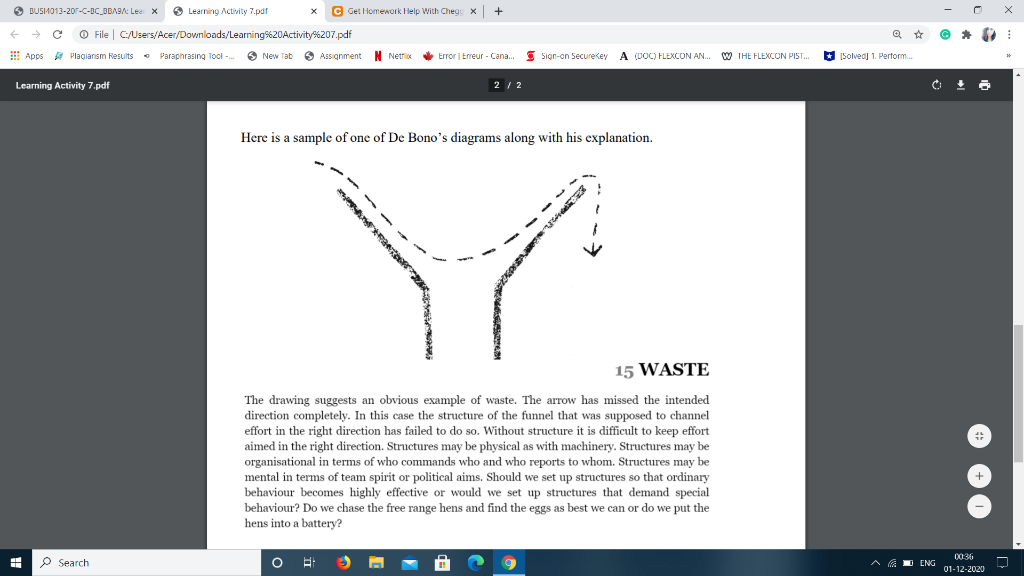 Your assignment is to think laterally, draw from