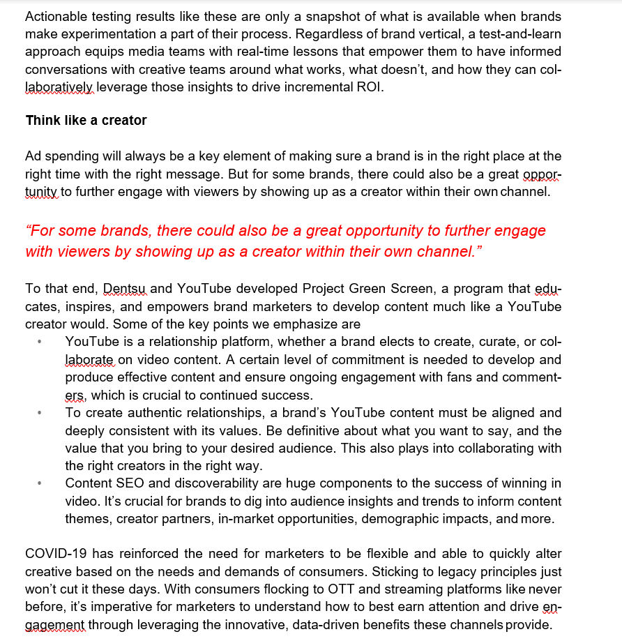 QUESTION 1 Based on the above article AS A GUIDE