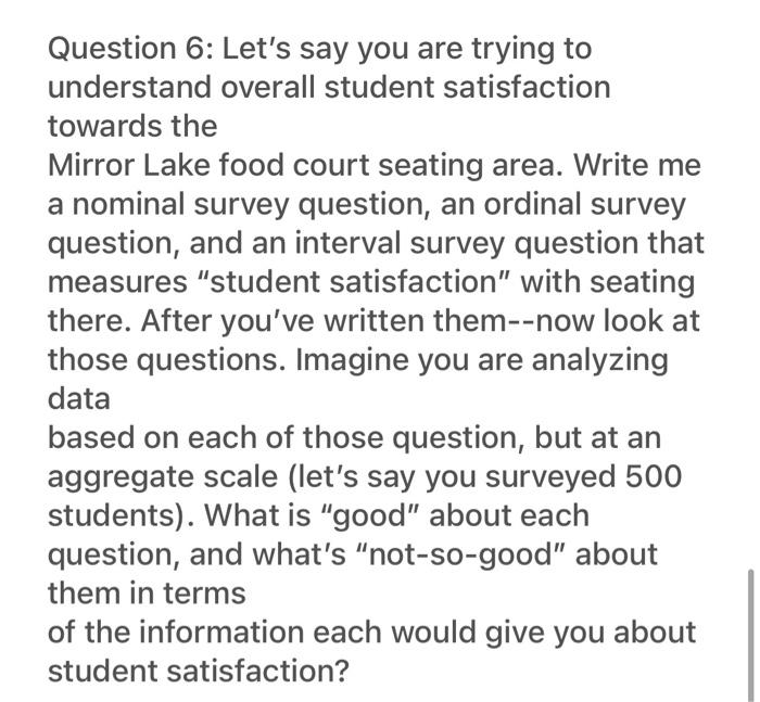 This question pertains to Marketing Analytics/