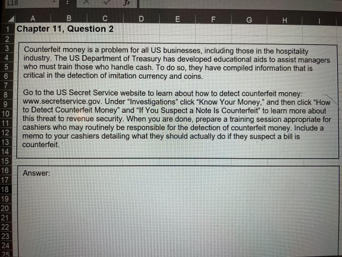 L18 Jx B D E G H 1 Chapter 11, Question 2 2 3