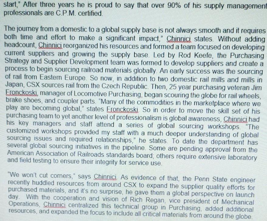 This is a case study and the questions that are