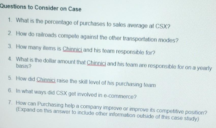 This is a case study and the questions that are