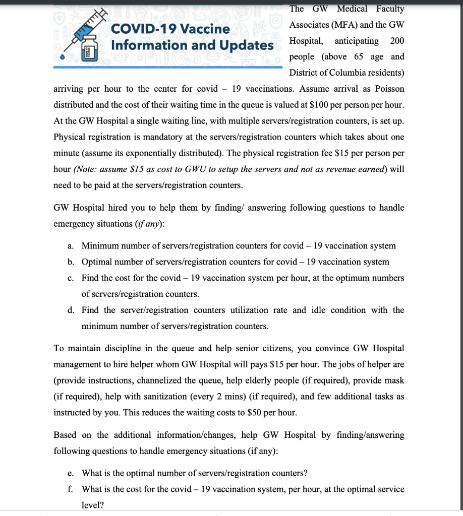 The GW Medical Faculty COVID-19 Vaccine