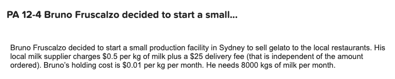 PA 12-4 Bruno Fruscalzo decided to start a