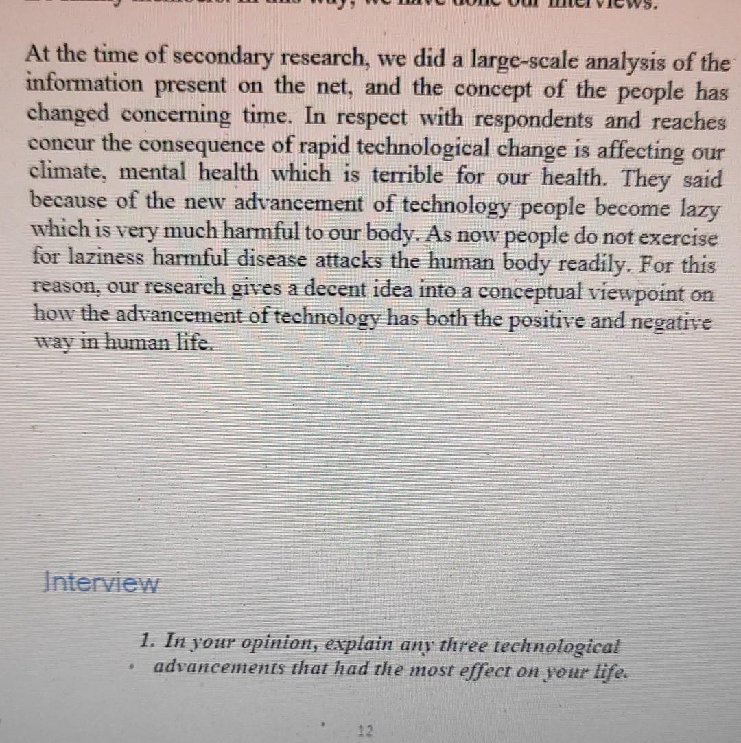 Research Topic : Danger of mobile phone on young