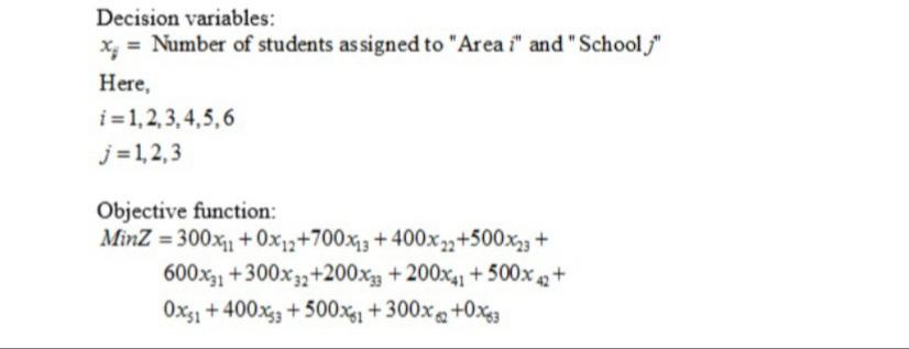 pls make the objective function in summation