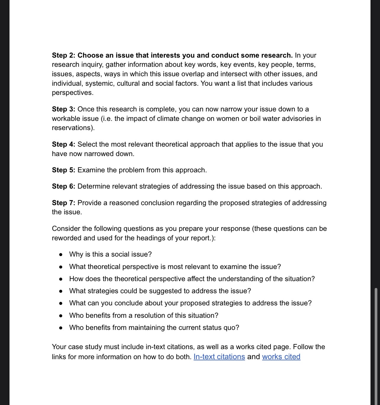 Q.1 Pick one example of imagery from Audre