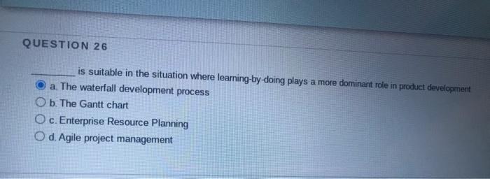 i got this anwser wrong please help. QUESTION 26