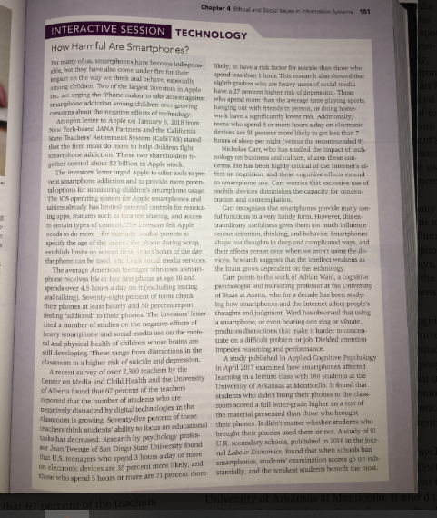 INTERACTIVE SESSION TECHNOLOGY How Harmful Are