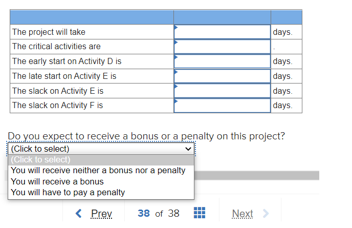 You have signed a contract to build a garage for