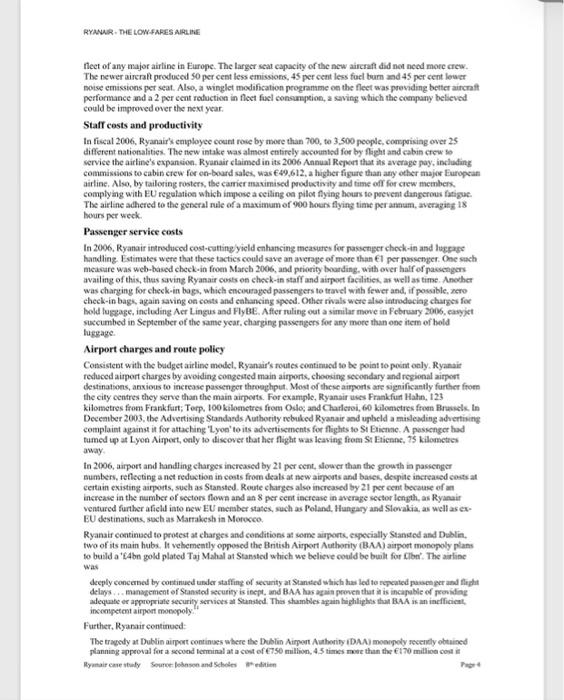 Five forces model of Ryanair base on case study: