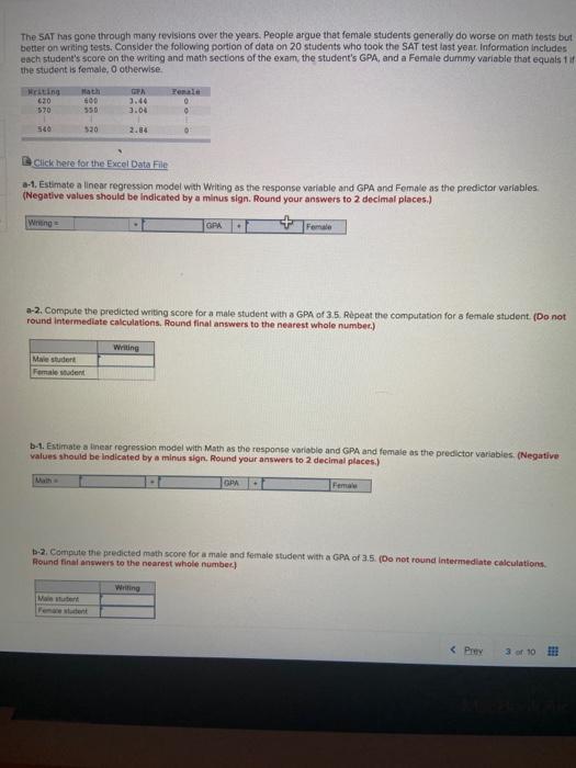 The SAT has gone through many revisions over the