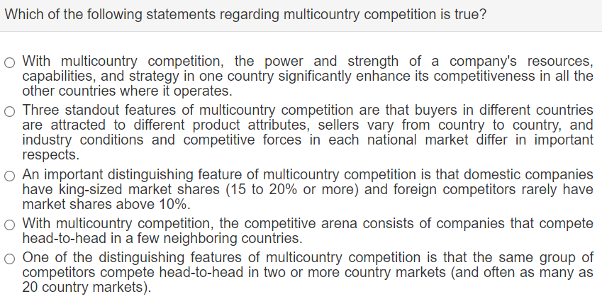 Which of the following statements regarding