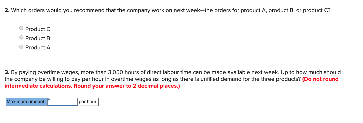 The following are the selling price, variable