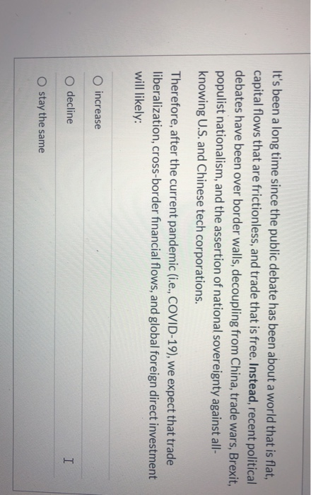 It's been a long time since the public debate has