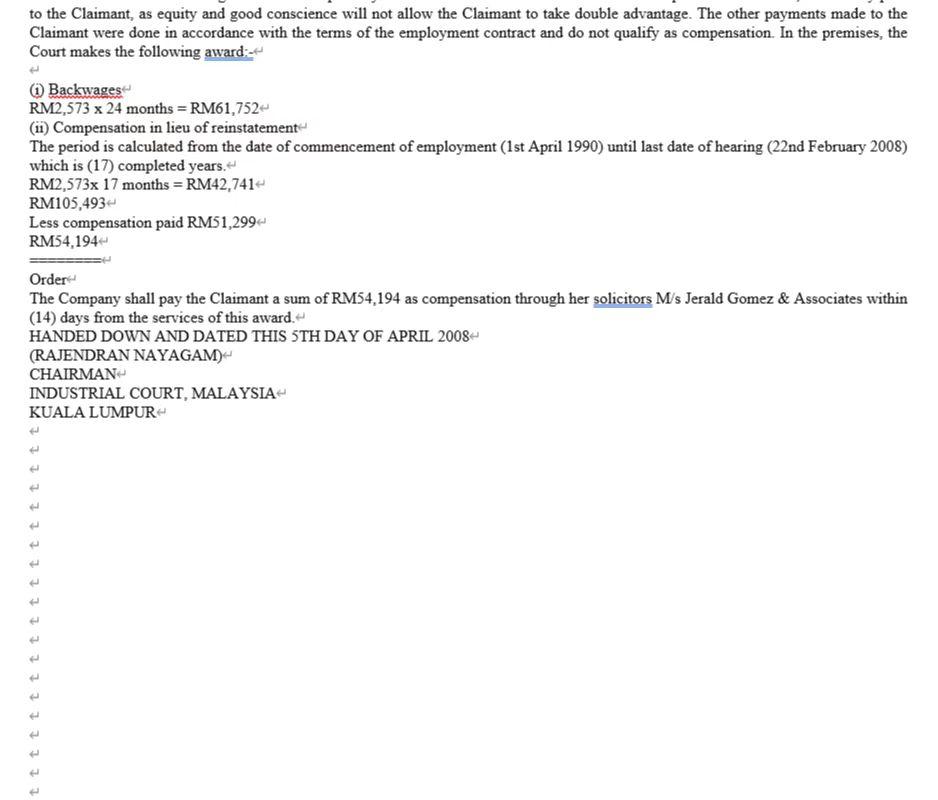 Firstly summarized the case above by extracting